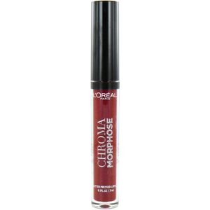 L'Oréal Chroma Morphose Glitter Pressed Lipstick - 03 Night Viper