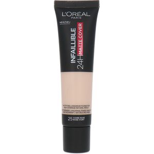 L'oreal 24h Infaillible Matte Cover Foundation 25 Rose Ivory 30 ml