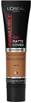 L’Oréal Paris - Infaillible 32H Matte Cover Foundation 30 ml 330 Neutral Undertone