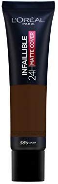 L’Oréal Paris Make-up teint Foundation Infaillible 24H Matte Cover 385 Cocoa