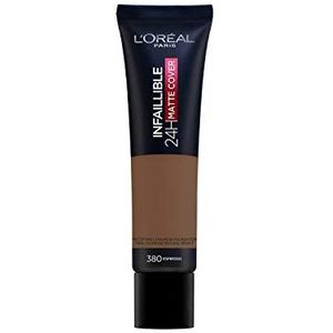 L’Oréal Paris Make-up teint Foundation Infaillible 24H Matte Cover 380 Espresso