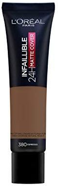 L’Oréal Paris Make-up teint Foundation Infaillible 24H Matte Cover 380 Espresso