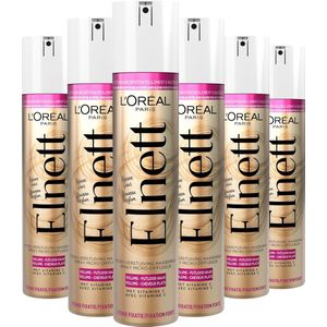 L'Oréal Paris Elnett Volume - Sterke Fixatie Haarlak - 6 x 200ml