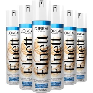 L'Oréal Paris Elnett Flexibel - Flexibel Fixatie Haarlak - 6 x 200ml