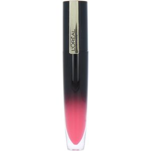 L'Oréal Paris Brilliant Signature 306 Be Innovative - Ultra glanzende rode lippenstift - 7 ml
