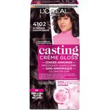 L’Oréal Paris Casting Crème Gloss Parelmoer Kastanjebruin 4102 - Semi-permanente Haarkleuring Zonder Ammoniak
