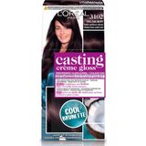 3x L'Oréal Casting Crème Gloss Haarkleuring 3102 - Cool Dark Brown