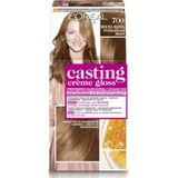 6x L'Oréal Casting Crème Gloss Haarkleuring 700 Mocha Mania - Middenblond