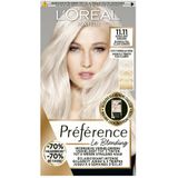 6x L'Oréal Preference Haarkleuring 11.11 Venice - Ultra Licht Asblond