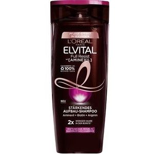 L'Oréal Paris Shampoo tegen haaruitval bij haarbreuk, voor broos haar, met biotine, provitamine B5 en arginine, Elvital Full Resist Power Booster, 1 x 300 ml