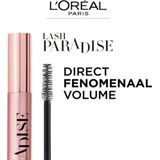 4x L'Oréal Lash Paradise Mascara Intense Zwart 6,4 ml