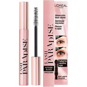 4x L'Oréal Lash Paradise Mascara Intense Zwart 6,4 ml