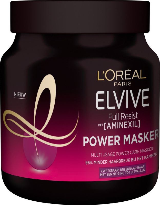 L'Oréal Paris Elvive Full Resist Power Masker - Haarmasker - Kwetsbaar, Breekbaar Haar - 680ml