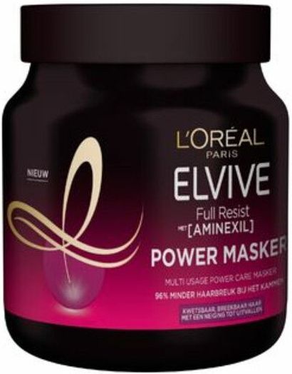 L'Oréal Paris Elvive Full Resist Power Masker - Haarmasker - Kwetsbaar, Breekbaar Haar - 6 x 680ml