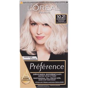 L’Oréal Paris Préférence Haarkleuring Tint 10.21 Super Light Pearl Blonde