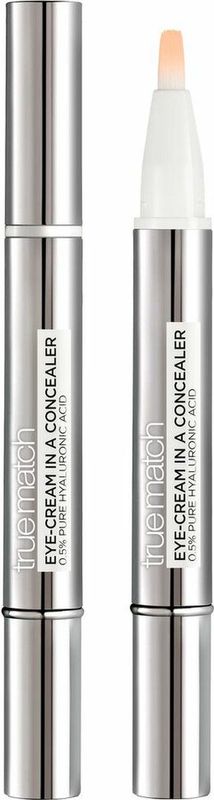 L’Oréal Paris Eyes Cream In A Concealer Verrijkt Met Hyaluronzuur- DW1-2 Ivory Beige