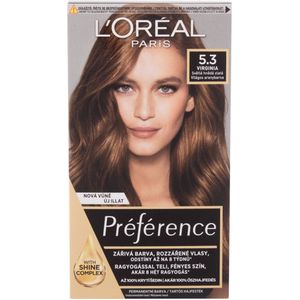 L’Oréal Paris - Préférence - Haarkleuring - 5.3 Light Golden Brown - 1 st