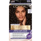 L'Oréal Paris Excellence Creme Hair Color 3.11 Ultra Ash Dark Brown 1 st