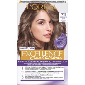 Excellence Cool Creme haarkleuring 7.11 Ultra Blond