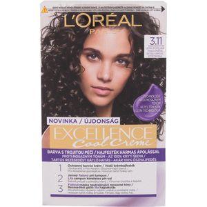 L’Oréal Paris - Excellence Cool Creme - Haarkleuring - 3.11 Ultra Ash Dark Brown
