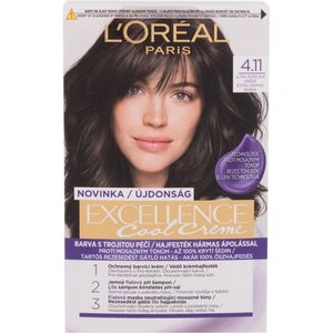 L’Oréal Paris - Excellence Cool Creme - Haarkleuring - Tint 4.11 Ultra Ash Brown