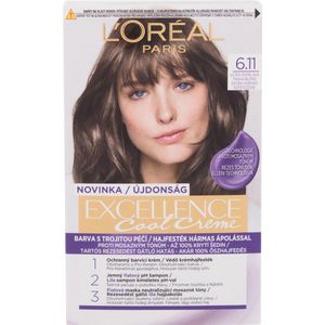 L’Oréal Paris - Excellence Cool Creme - Haarkleuring - Tint 6.11 Ultra Ash Dark Blond