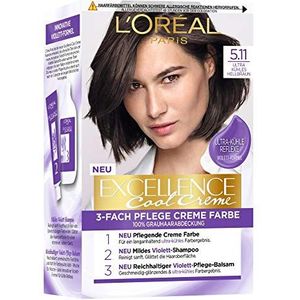 L'Oréal Paris Excellence Cool Creme 5.11 - Ultra koel Lichtbruin - Haarverf.