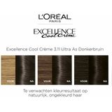 6x L'Oréal Excellence Cool Cream 3.11 - Ultra Ash Donkerbruin