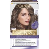6x L'Oréal Excellence Cool Cream 7.11 - Ultra Ash Blond