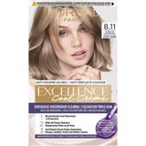 L'Oréal Paris Excellence Cool Crème Ultra Licht Asblond 8.11 - Permanente Haarkleuring