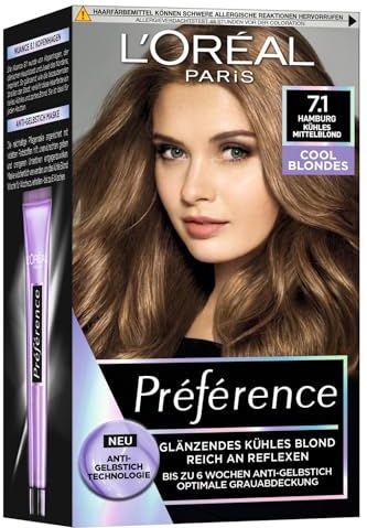 L'Oréal Paris - Préférence Cool Blondes Nr. 7.1 - Haarkleuring - 1 st