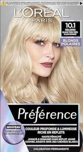 L'Oréal Paris - Preference - Permanente Haarkleuring - 10.1 Helsinki Blond Très Très Clair