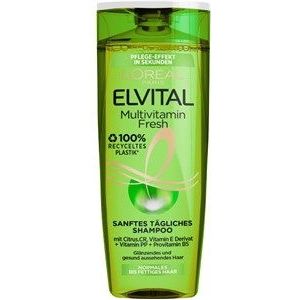 L'Oréal Paris Elvital Multivitamin Fresh milde dagelijkse shampoo, 300 ml