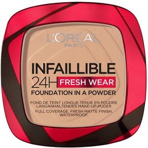 L’Oreal Paris - Infaillible 24H Fresh Wear Foundation - Poeder - Vanille - 8gr
