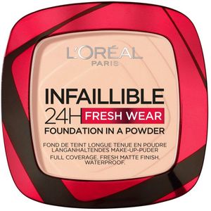 L’Oréal Paris - Infaillible 24h Fresh Wear Foundation - Poeder - 180 Rose Sand - 9 gr.