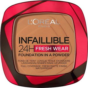 L’Oréal Paris Make-up teint Poeder Infaillible 24H Fresh Wear Make-up Powder 330 Hazelnut