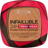 L'Oréal - Infaillible 24H Fresh Wear - Foundation Poeder - 330 Hazelnut