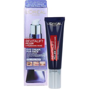 L’Oréal Paris Revitalift Filler Hydraterende Crème voor Gezicht en Ogen 30 ml