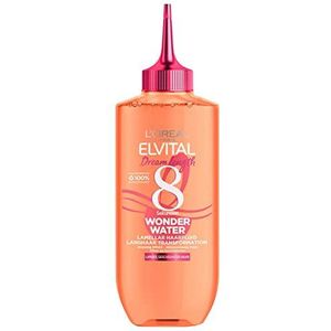 L'Oréal Paris Elvital Haarbehandeling voor soepel haar, zonder siliconen, zonder inwerktijd om uit te spoelen, Dream Length 8 seconden, Wonder Water Lamellar haarvloeistof, 1 x 200 ml