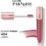 L'Oréal Paris - Glow Paradise Balm-in-Gloss - Transparant, Roze - Volumegevende Lipgloss