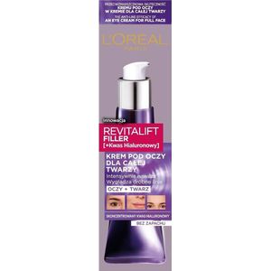 Revitalift Filler [+Hyaluronzuur] oogcrème voor het hele gezicht 30ml