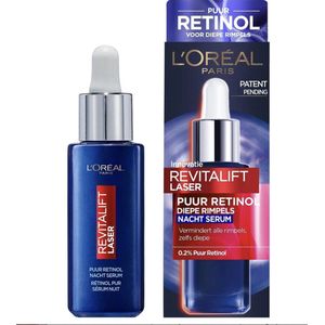 L'Oréal Paris - Revitalift Laser - Anti-Rimpel Serum - 30 ml - Met Retinol en Hyaluronzuur