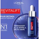 L'Oréal Paris Laser X3 Puur Retinol Nachtserum - Effectief Serum Tegen Alle Soorten Rimpels - 30ml