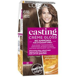 Loreal Paris Casting Crème Gloss Conditioning Color 618 Vanilla Mocha