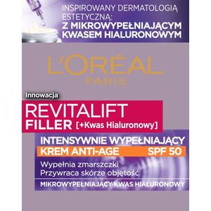 L'Oréal Paris - Revitalift Filler - Anti-Age Dagcrème - 50 ml - SPF50