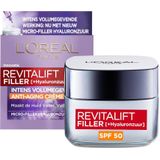L'Oréal Paris Revitalift Filler Anti-Aging dagcrème - SPF 50 - 50 ml