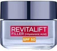 L'Oréal Paris Revitalift Filler Hyaluronzuur Anti-Ageing SPF50 Dagcrème 50 ml
