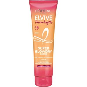 L’Oréal Paris Elvive Dream Lengths Blowdry Cream - Lang, Beschadigd Haar - 6 x 150ml