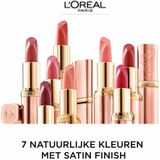 L'Oréal Paris Lippenstift, velours, nude, intense kleur, Riche Les Nus, nr. 173 Impertine Nude, 1 x 4,5 g