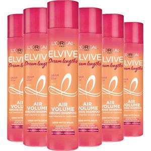 L’Oréal Paris Elvive Dream Lengths Droogshampoo - Lang, Beschadigd Haar - 6 x 200 ml